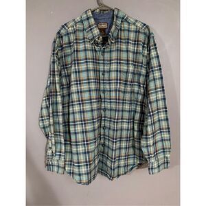 C.E Schmidt Workwear Long Sleeve Button Up Shirt Size XL